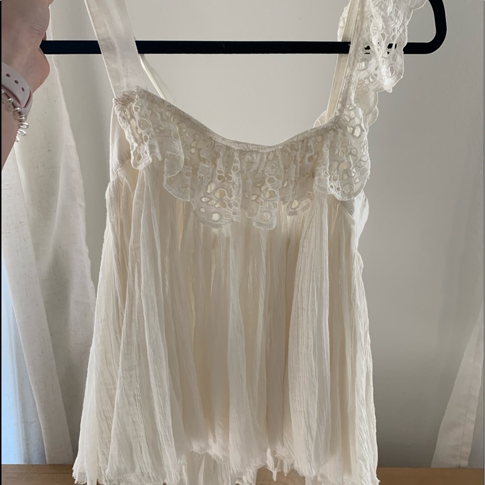 White Free People Tank